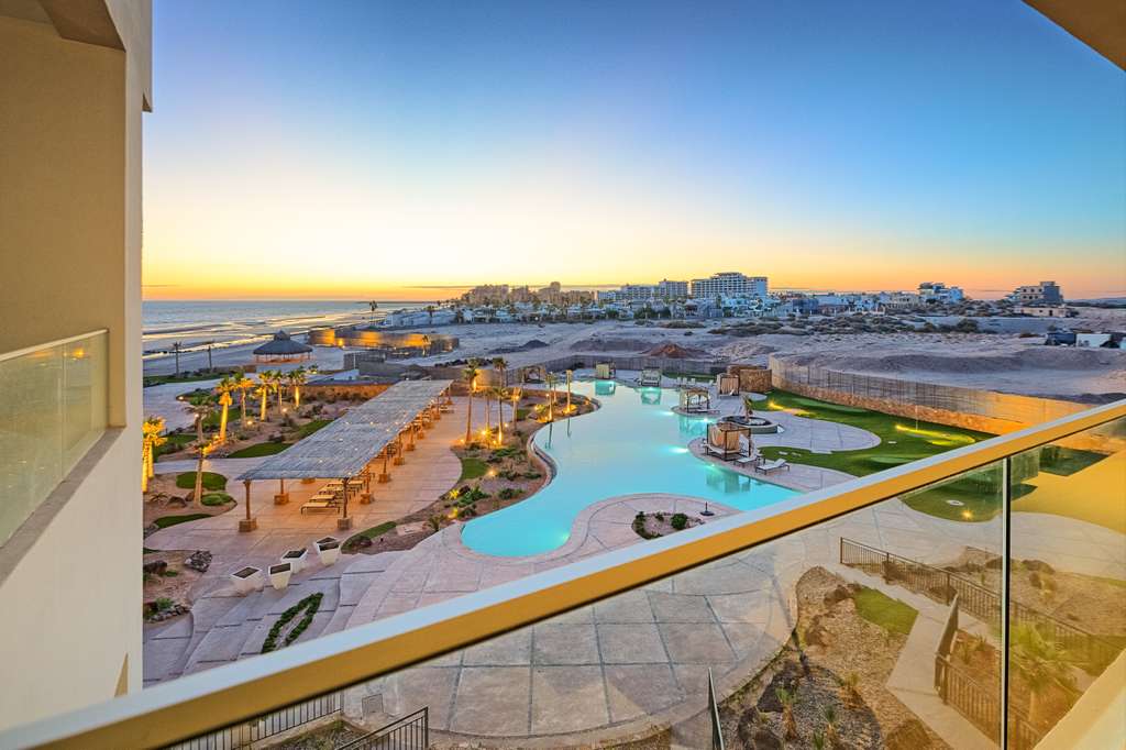Beachfront balcony layout with ocean views in Rocky Point